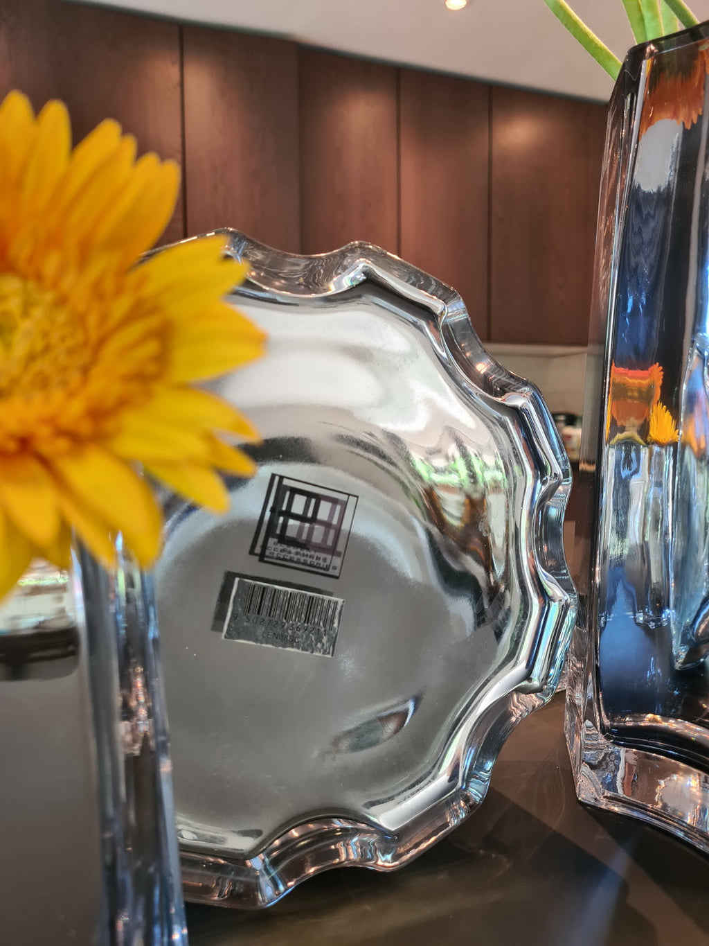 Silver small Luxury vase, modern classic, stylish design, LENOX 15 SC