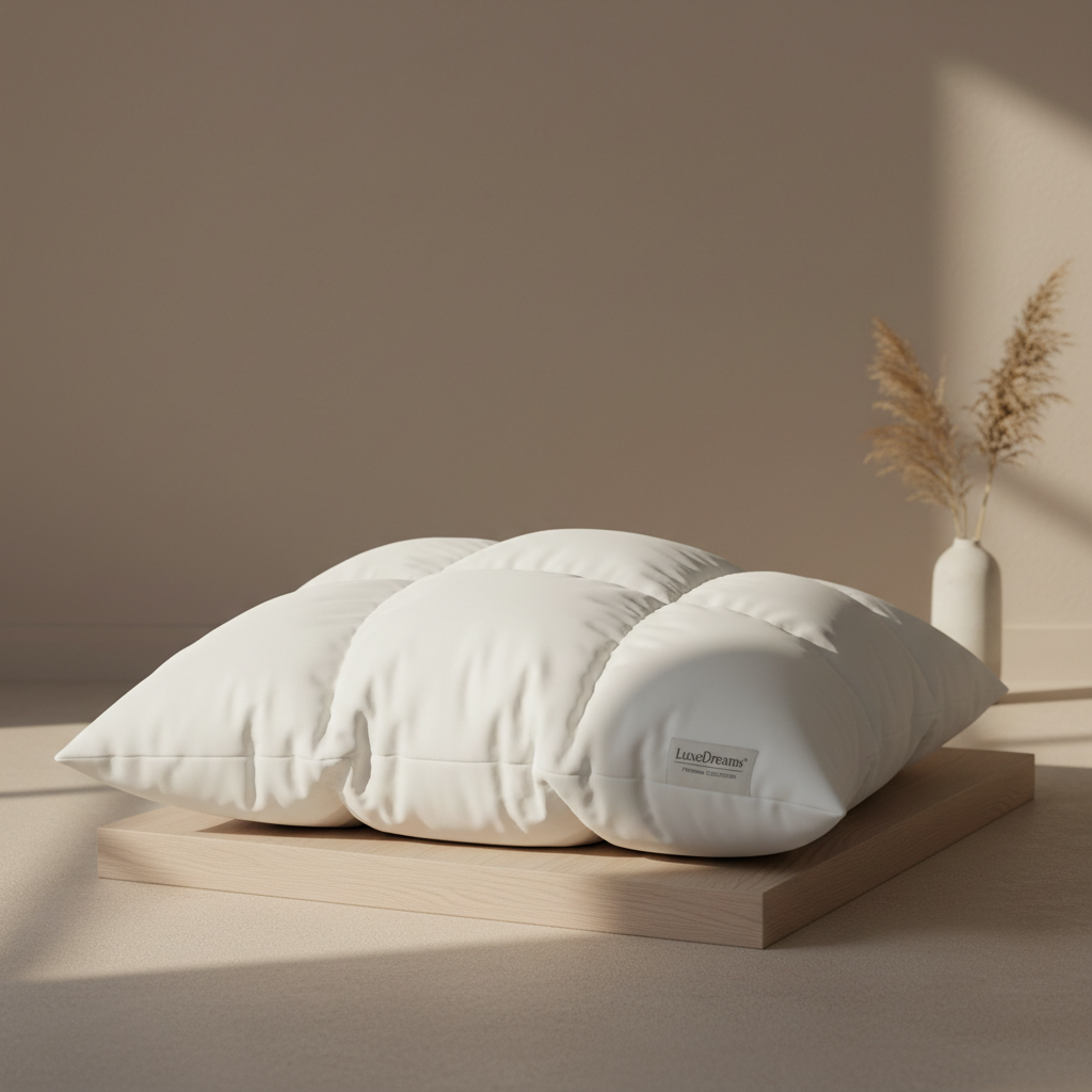 Elegant pillow product shot