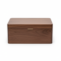 Wooden storage box closed